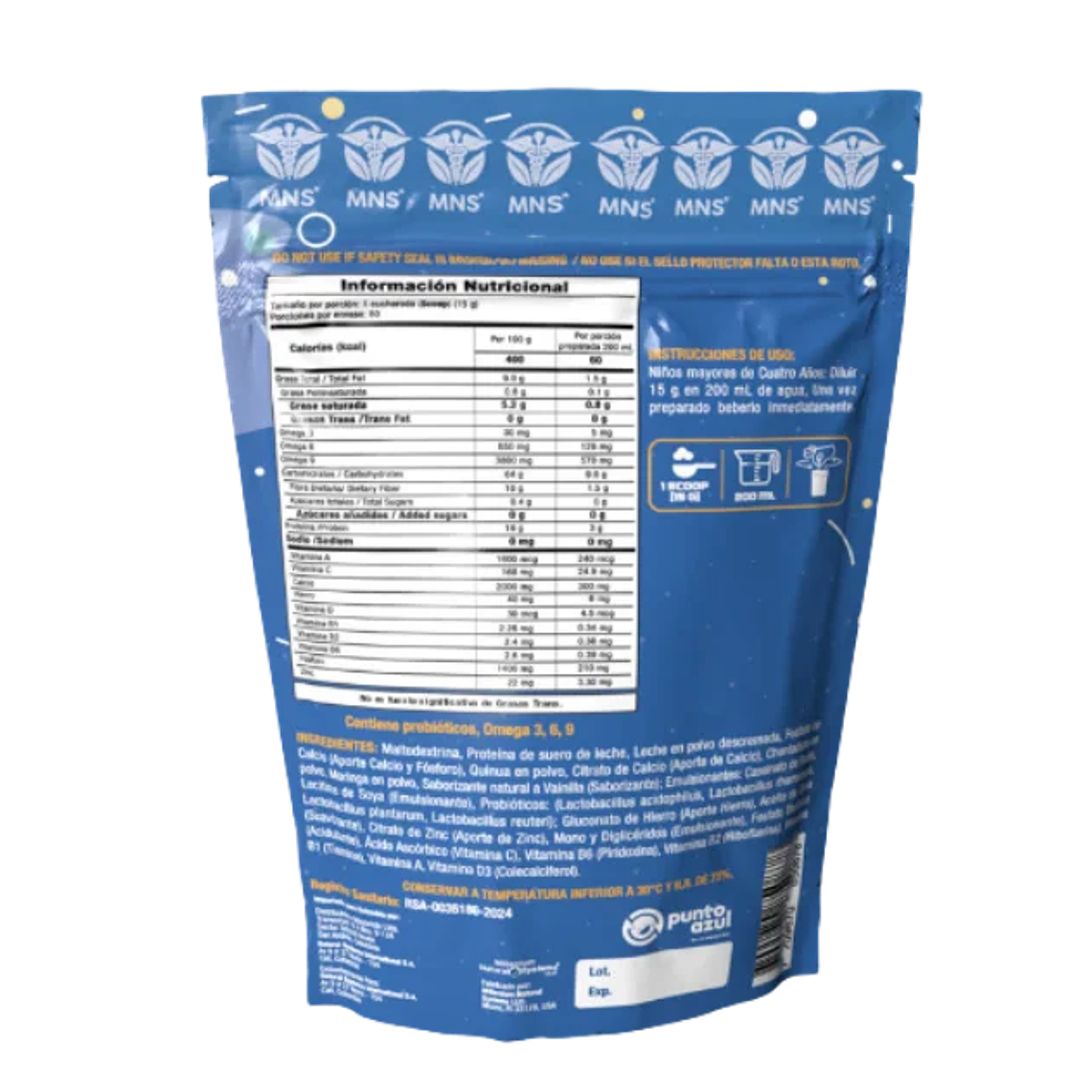 Daily Shake 900 gramos Natural System  2