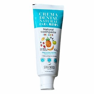 Crema Dental Natural Para Niños +6  85 g SoulSeed