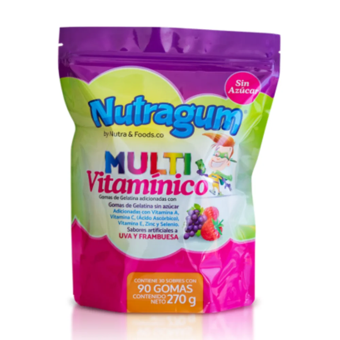 Nutragum Multivitaminico Para Niños 90 Gomas  1