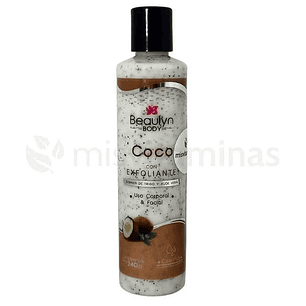 Crema de Coco con Exfoliante 240 g Beaulyn