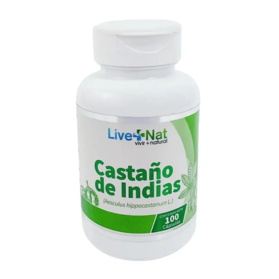 Castaño de Indias 100 Cápsulas Live + Nat 1