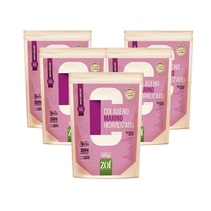 Combo Colágeno Marino 500 gramos Zoi por 5 Unidades