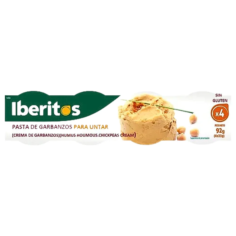 Pasta de Garbanzos para Untar 4 Unidades Iberitos 1
