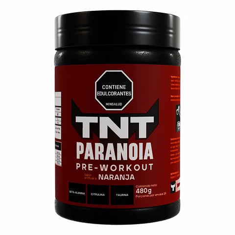 Paranoia Pre-Workout 480 gr TNT