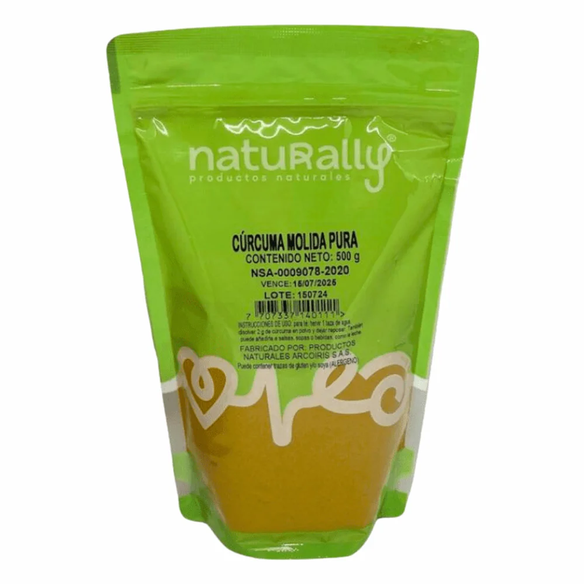 Cúrcuma Molida 500 gr Naturally 1