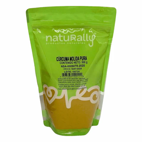 Cúrcuma Molida 500 gr Naturally