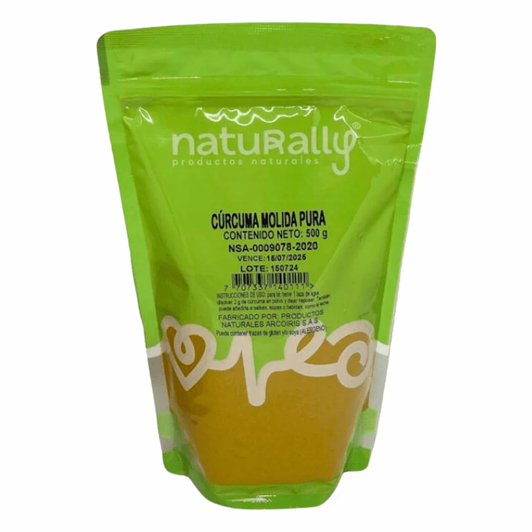 Cúrcuma Molida 500 gr Naturally 1