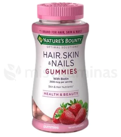 Hair Skin and Nails 140 Gummies Nature´s Bounty