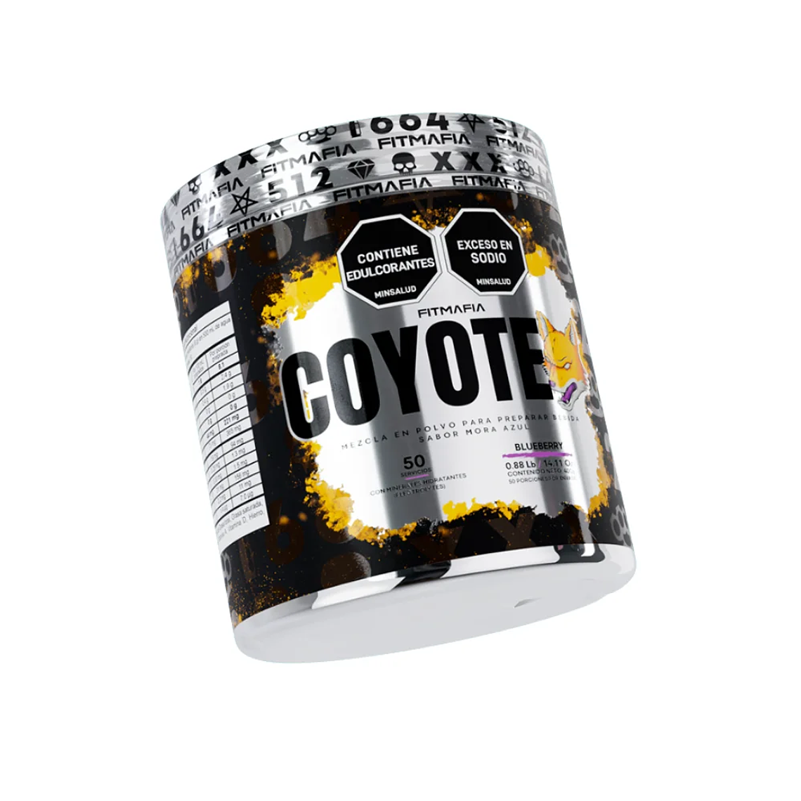Coyote Polvo Mora Azul 400 grs Fitmafia 1