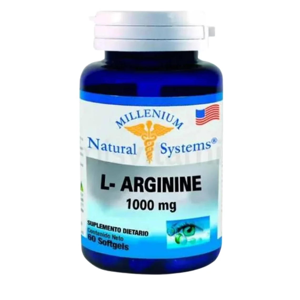 L Arginina 1000 mg 60 Softgels Natural System  1