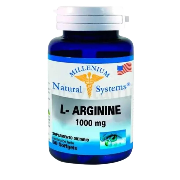L Arginina 1000 mg 60 Softgels Natural System  1