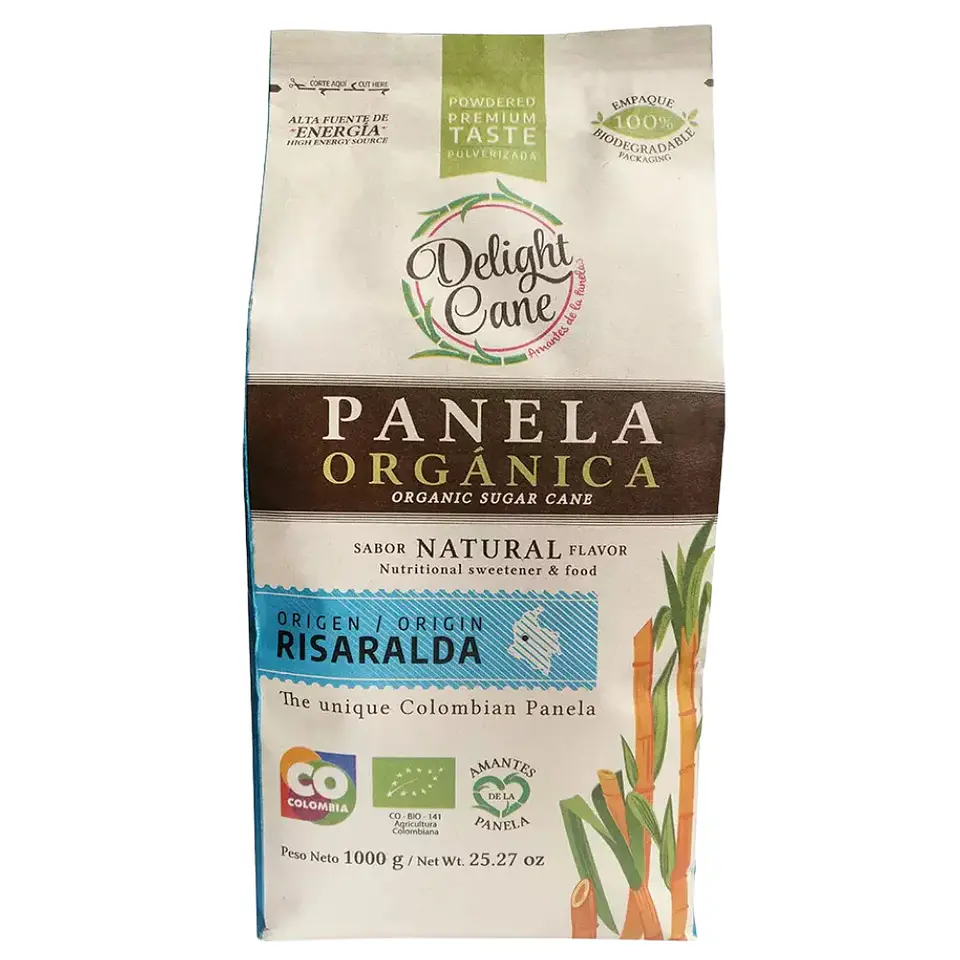 Panela Organica Pulverizada Natural 1000 g Deligth Cane 1