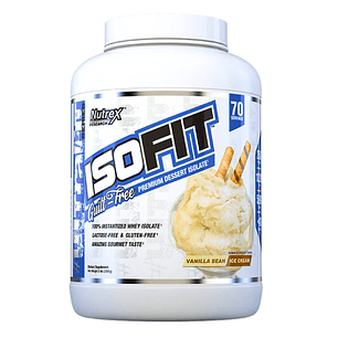 IsoFit Aislado de Suero 5 lbs Vainilla Bean Nutrex