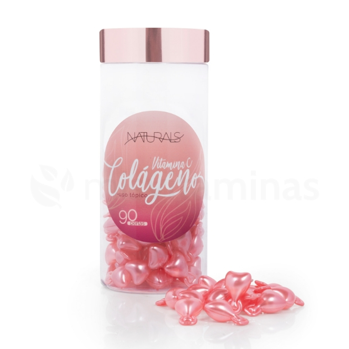 Colágeno Tópico con Vitamina C Naturals 90 Perlas 2