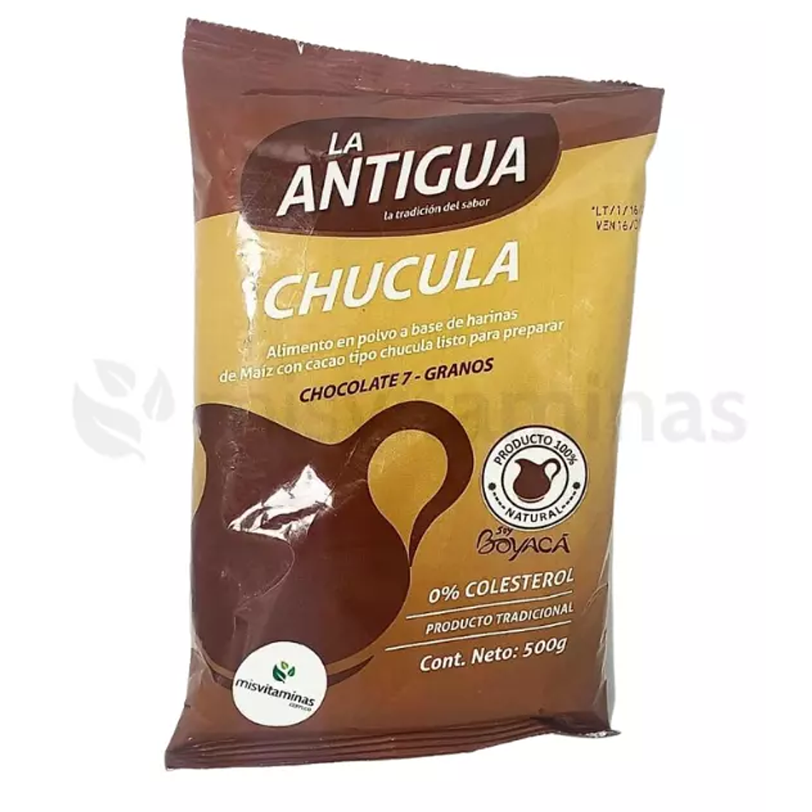 Chucula Chocolate 7 granos 500 gr La Antigua 1