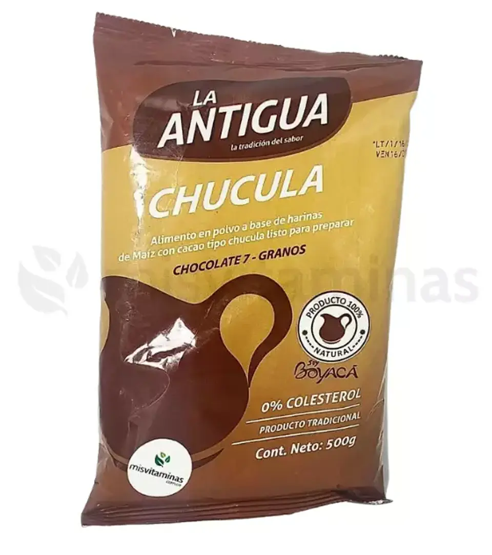 Chucula Chocolate 7 granos 500 gr La Antigua 1