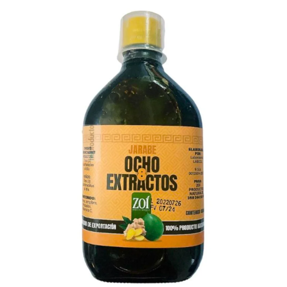 Jarabe Ocho Extractos 400 ml Zoí 1
