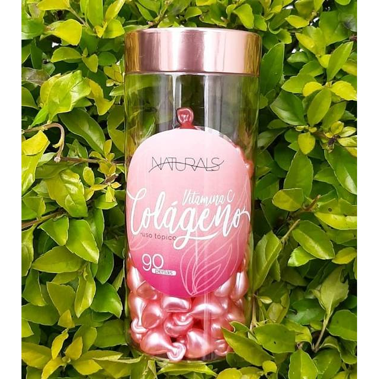 Colágeno Tópico con Vitamina C Naturals 90 Perlas 3