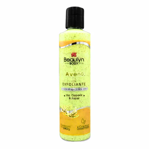 Crema de Avena con Exfoliante 240 g Beaulyn