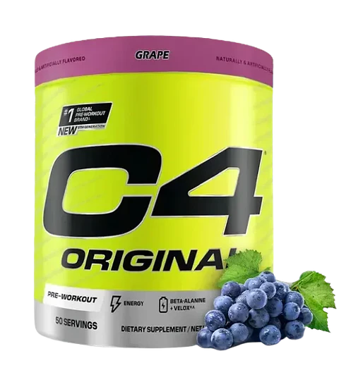 C4 Original Pre Workout Grape 50 Servicios 455 gr