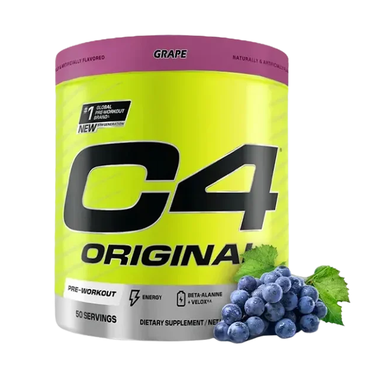 C4 Original Pre Workout Grape 50 Servicios 455 gr 1