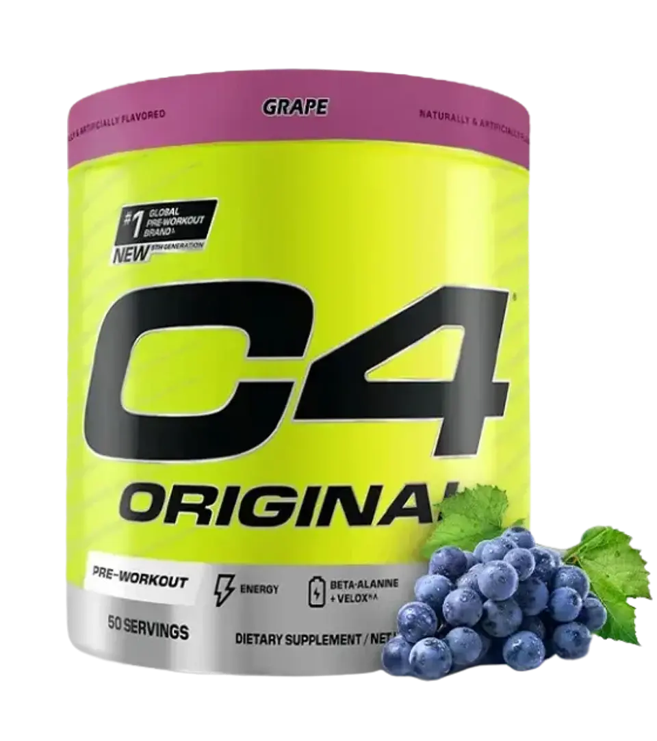 C4 Original Pre Workout Grape 50 Servicios 455 gr 1