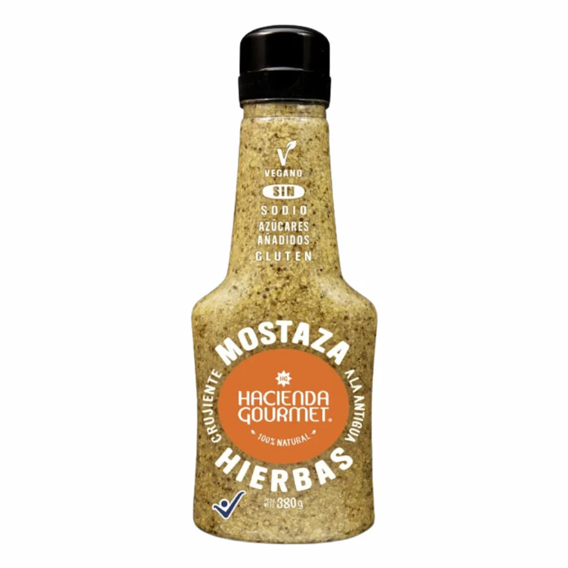 Mostaza Hierbas 380 gr Hacienda Gourmet 1