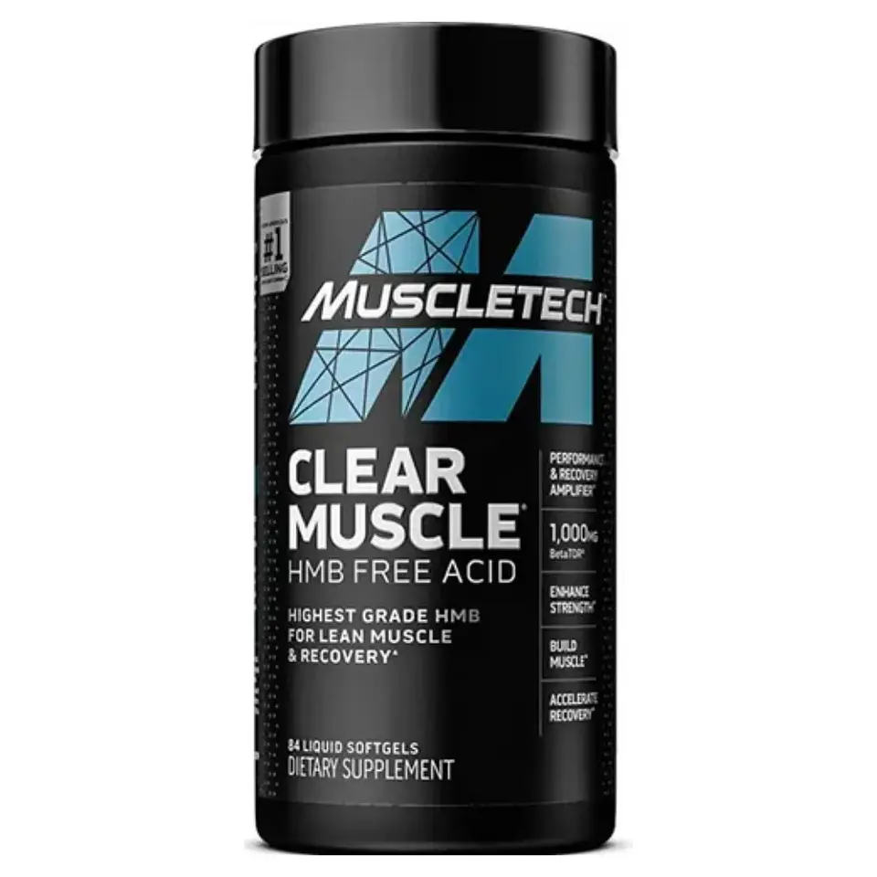 Clear Muscle HMB 42 softgels Muscletech 1
