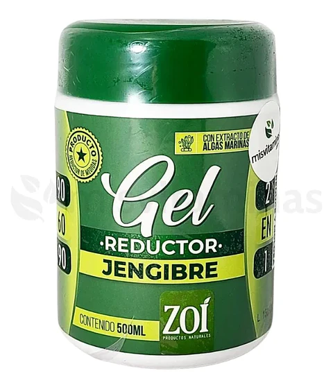 Gel Reductor de Jengibre 500 ml Zoí