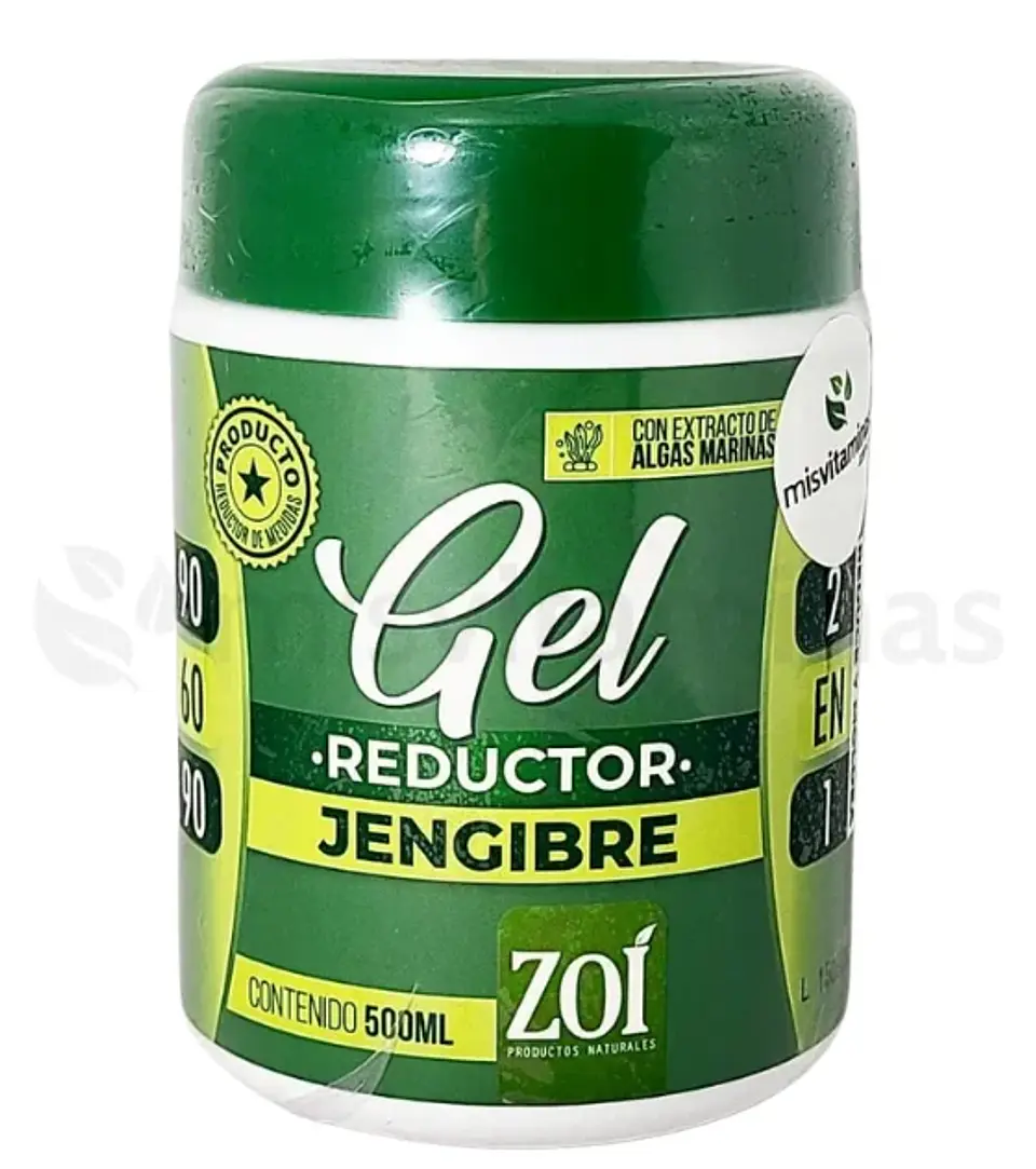 Gel Reductor de Jengibre 500 ml Zoí 1