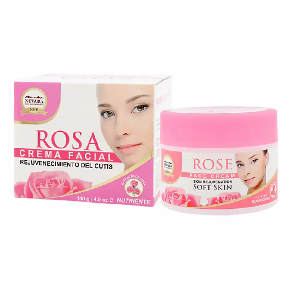 Crema Facial Rosa 140 gr Nevada 1