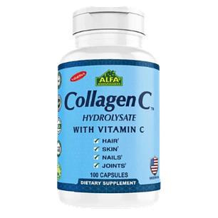 Collagen C Hidrolizado con Vitamina C 100 Cáps Alfa Vitamins