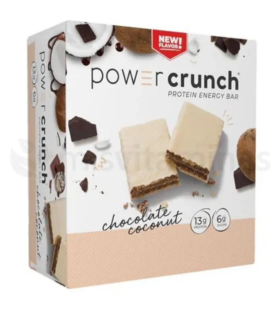 Power Crunch Caja de 12 Chocolate Coconut  1