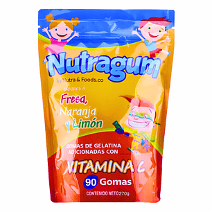Nutragum Vitamina C para Niños 90 Gomas 
