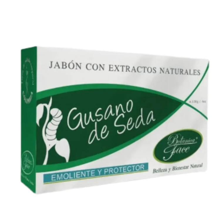 Jabón Emoliente y Protector Gusano de Seda y Vit E Botanica Face 1
