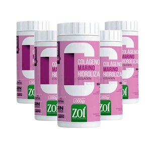 Combo Colágeno Marino Zoi 1000 gr por 5 Unidades