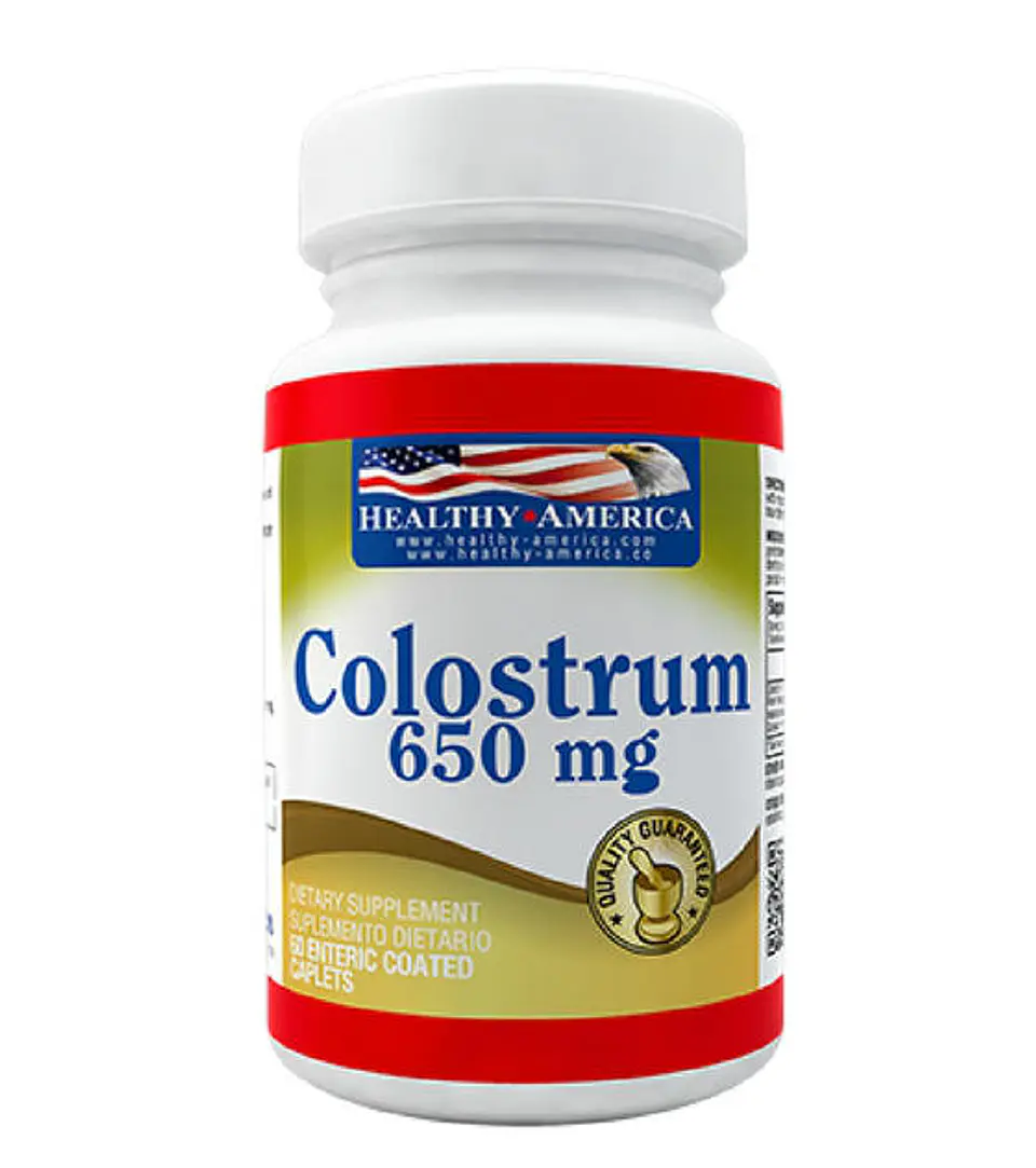 Colostrum 650 mg 60 tabletas Healthy America 1
