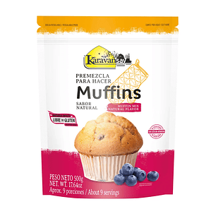 Premezcla para Muffins Sabor Natural Karavansay 500 gramos