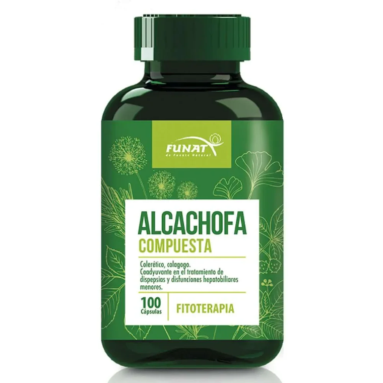 Alcachofa Compuesta 100 Cápsulas Funat 1