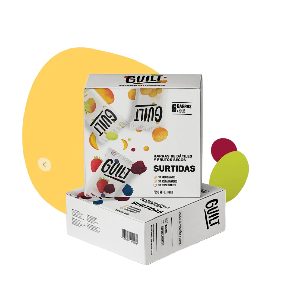 Guilt frutos secos caja x 6 Und  1