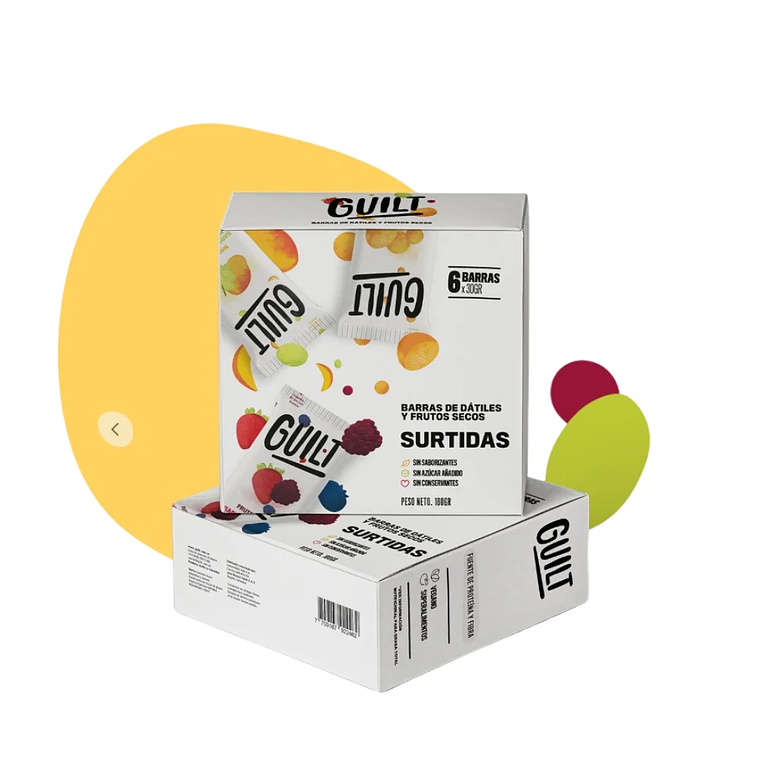 Guilt frutos secos caja x 6 Und  1
