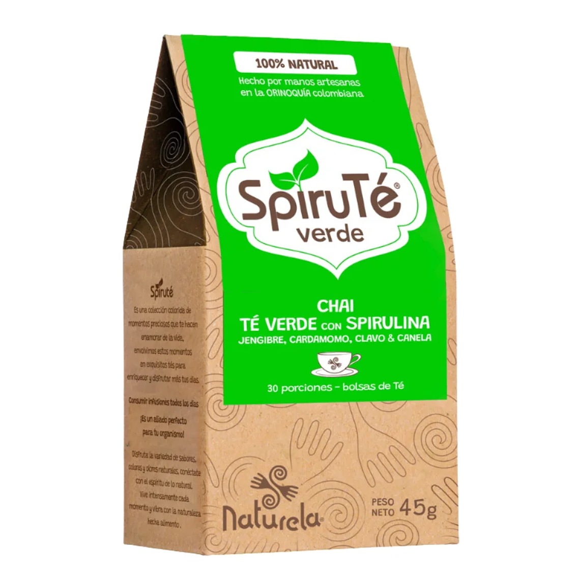 Spiruté Verde Chai Té 20 Tisanas Naturela  1