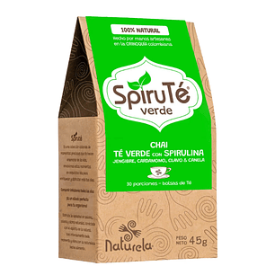 Spiruté Verde Chai Té 20 Tisanas Naturela 