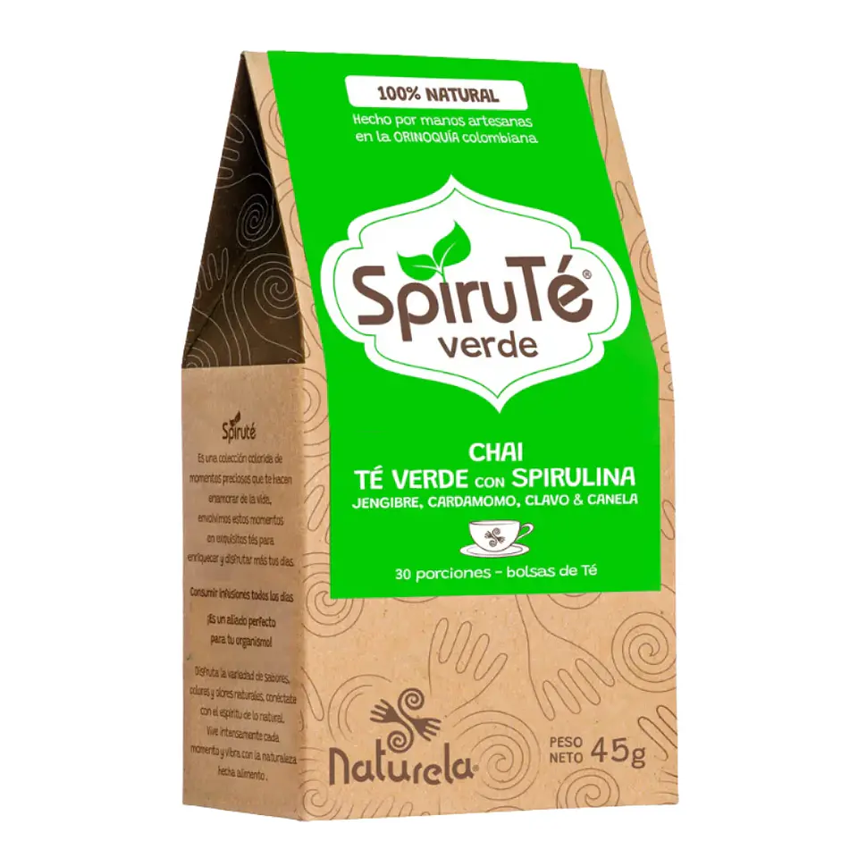 Spiruté Verde Chai Té 20 Tisanas Naturela  1