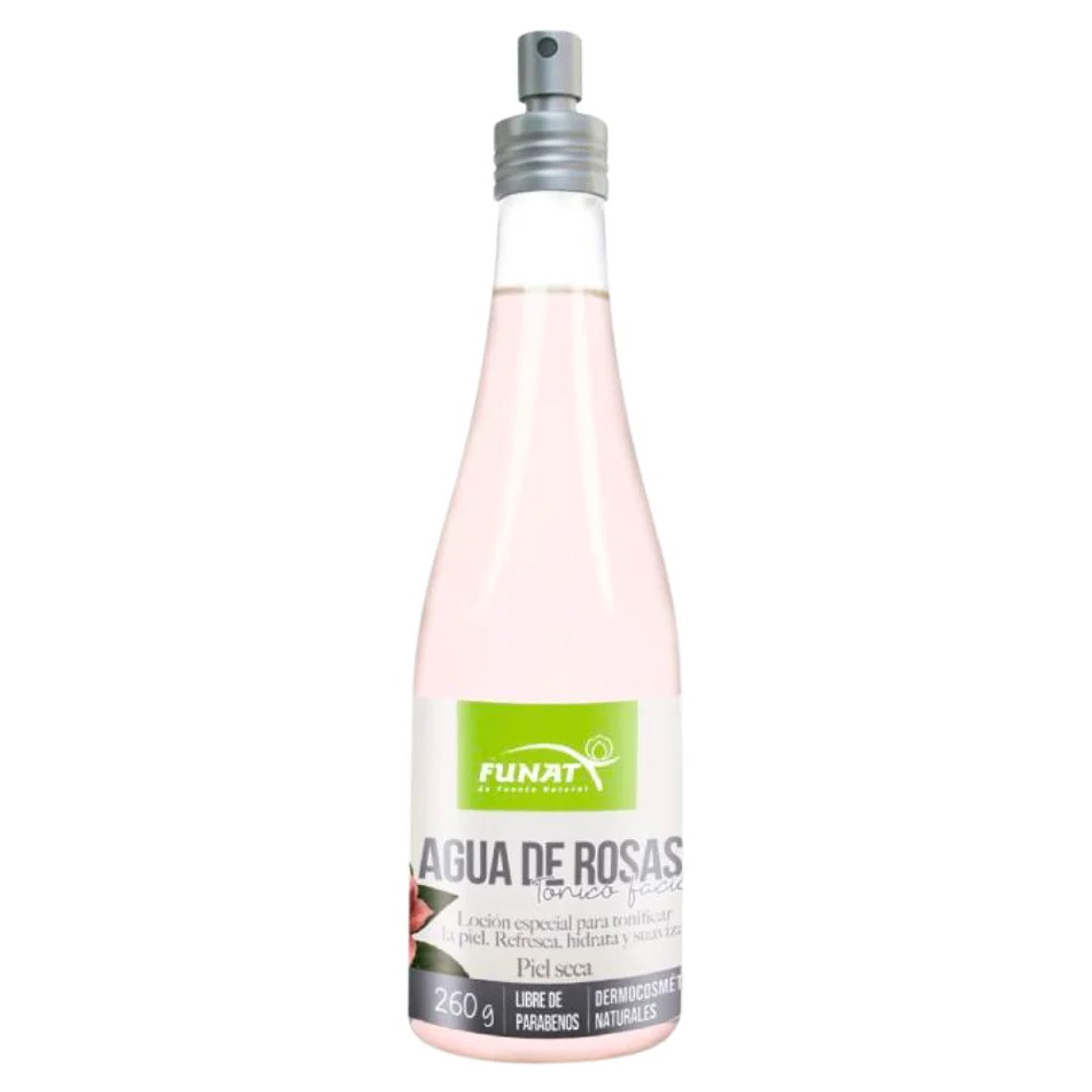 Agua de Rosas 260 gr Funat Tónico Facial 1