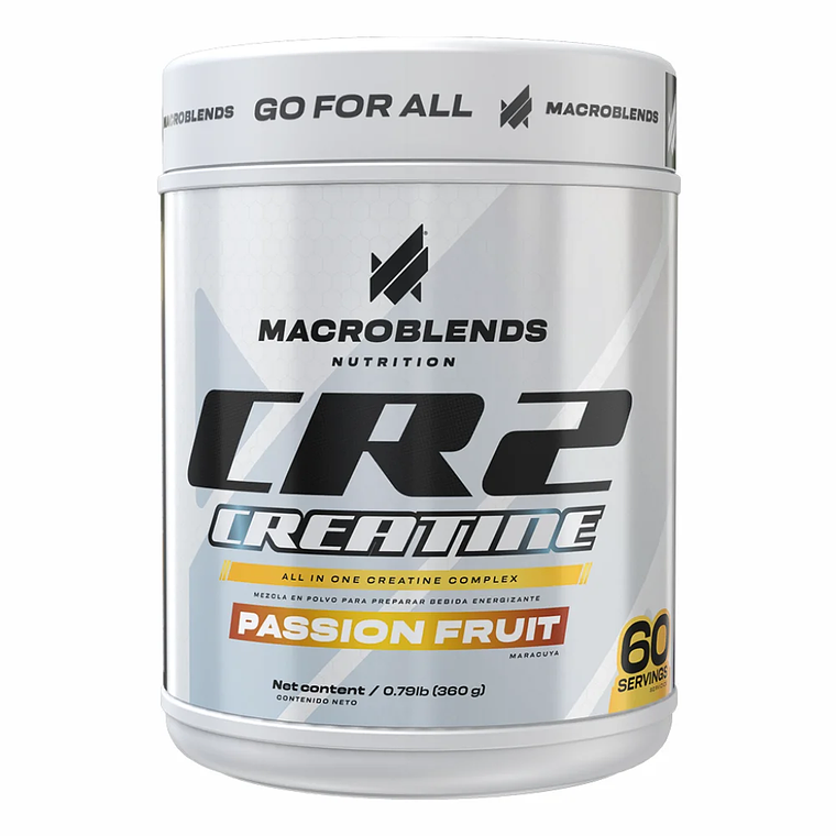 CR2 Creatina Monohidratada Macroblends 60 servicios 1
