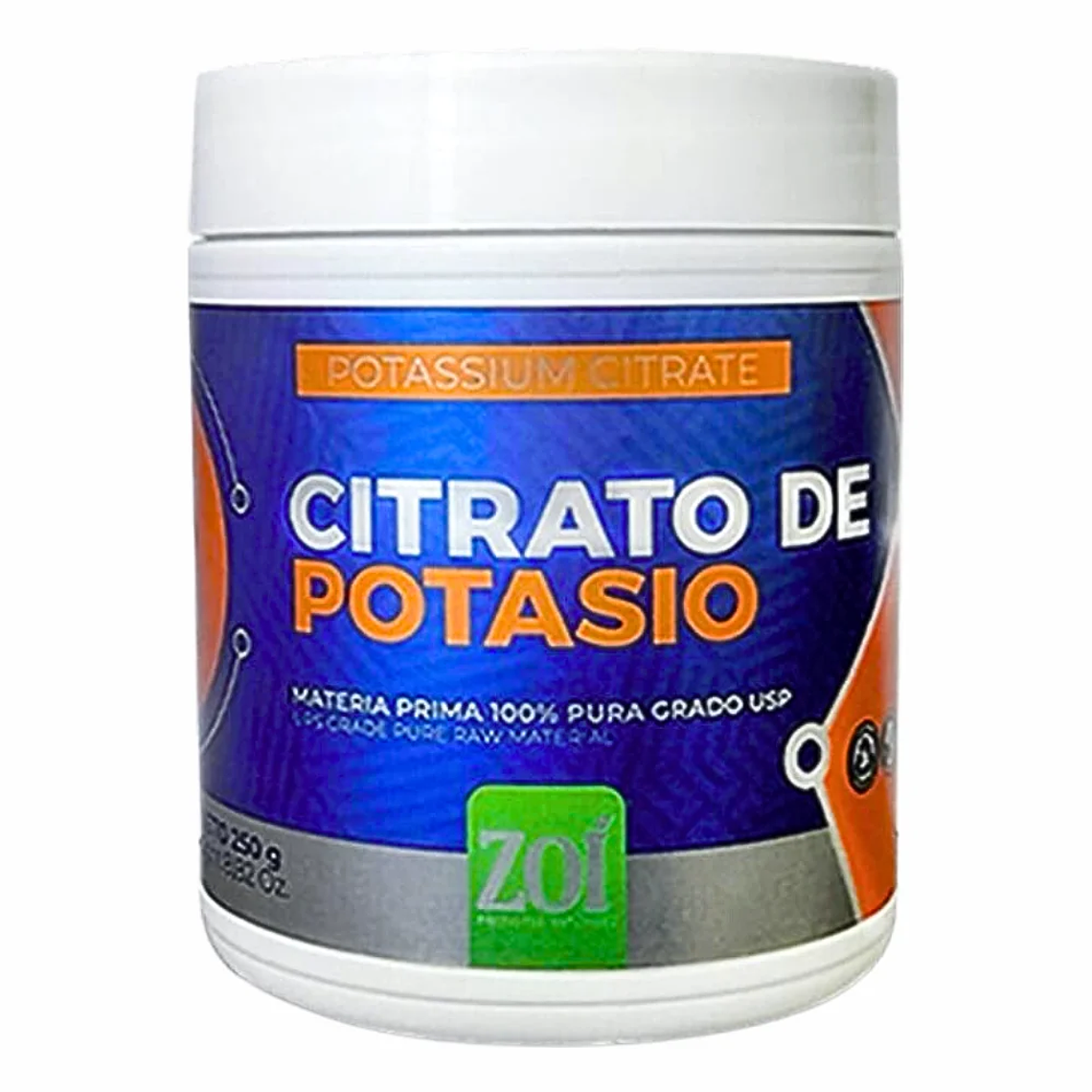 Citrato de Potasio 250 g Zoí 1