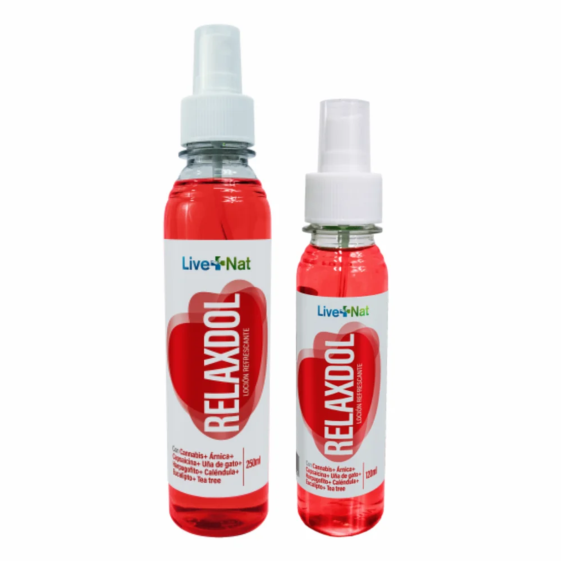 Relaxdol Hot Forte 250 ml + 120 ml Live + Nat 1