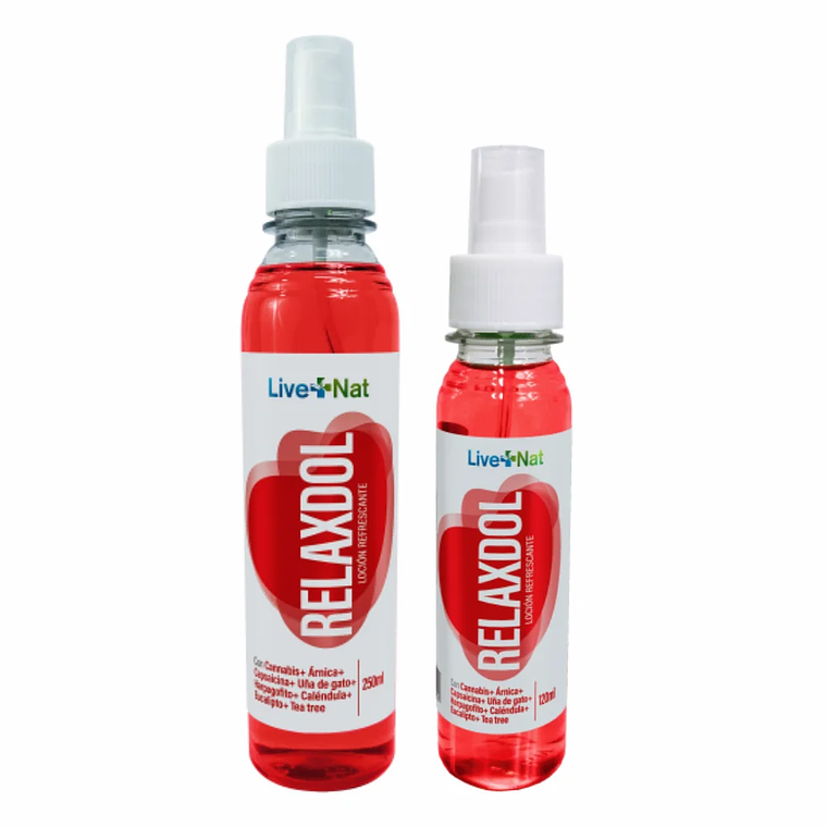 Relaxdol Hot Forte 250 ml + 120 ml Live + Nat 1