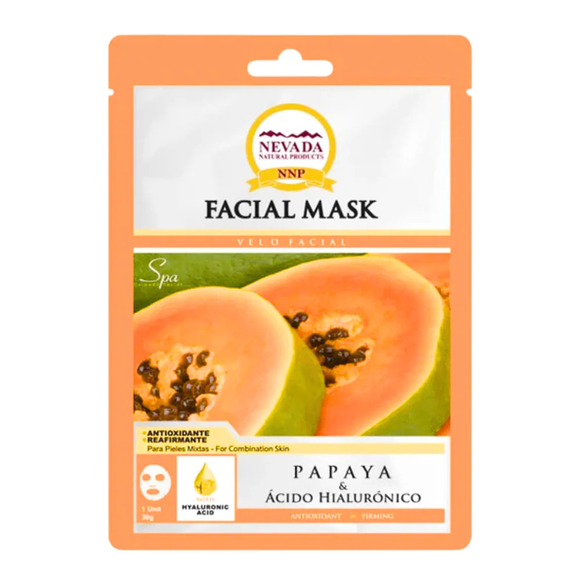 Mascarilla Facial Papaya Unidad Nevada 1